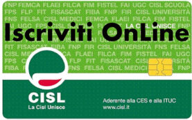 Iscriviti online alla CISL